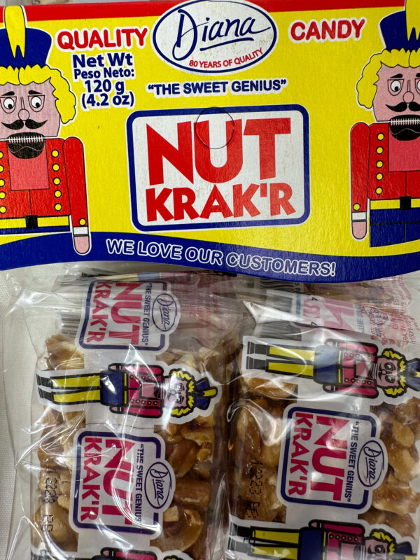 4-Pack Diana Wider Square Nut Krak'r Candy