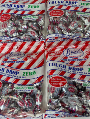 4-Pack Diana Candy - Cough Drop Zero *Low Quantity*