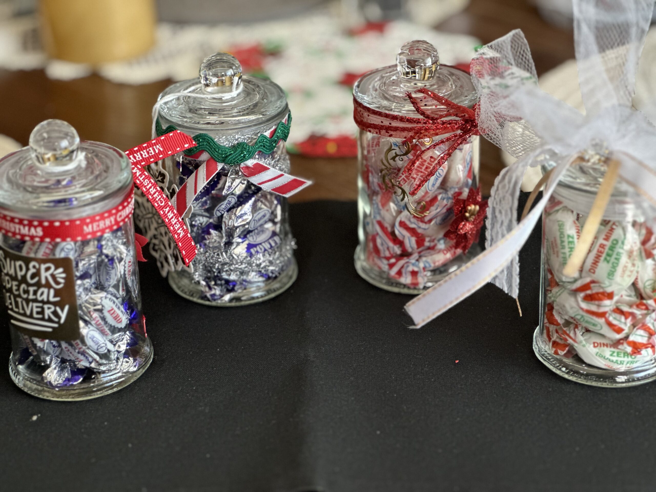 Favor Candies In A Decorative 4-Set Candy Jar with Assorted Diana Favorites - Image 6