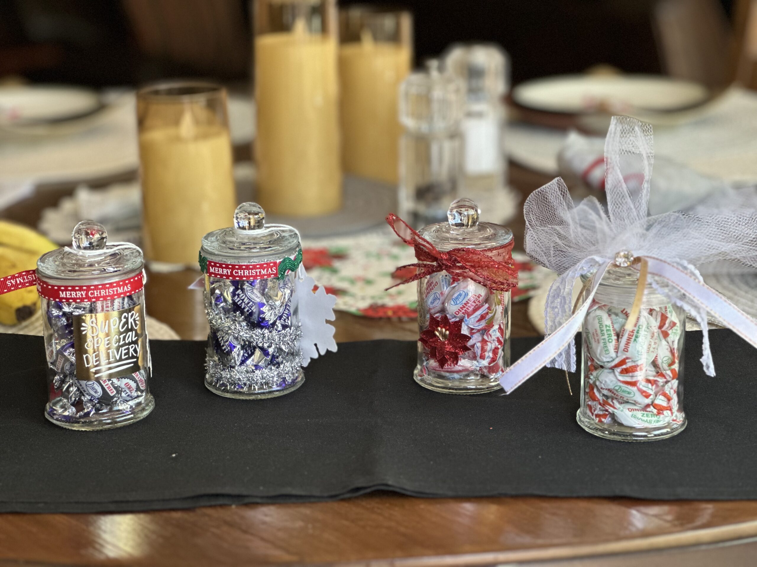 Favor Candies In A Decorative 4-Set Candy Jar with Assorted Diana Favorites - Image 5